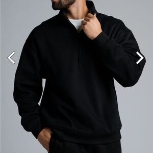 Comfrt Basic Quarter Zip Mock Neck